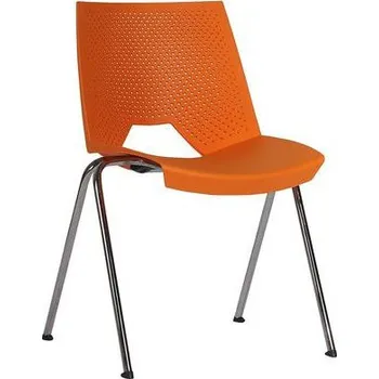 Nábytek Plastová jídelní židle Strike, oranžová