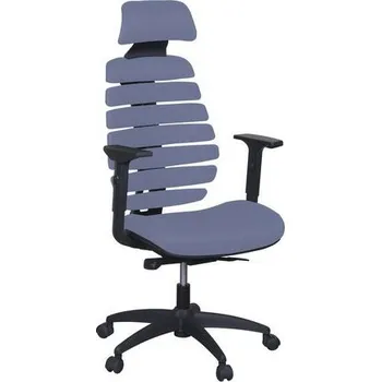 Kancelářská židle Jane, látka, černá/šedá