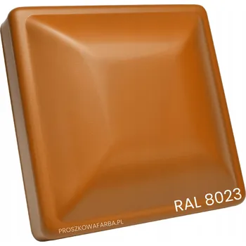 barva na zeď BARVA RAL 8023 Polyesterová Hnědo-oranžová MATNÁ 1 kg