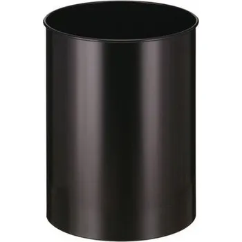 Odpadkový koš Kovový odpadkový koš Tube, objem 30 l, černý