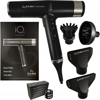 Péče o vlasy GAMA PH6080.BK IQ3 Perfetto černý 1600W