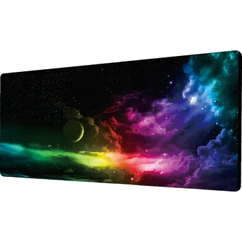 Podložka pod myš Podložka na stůl pod myš velká XXL Podložka herní protiskluzová Kosmos