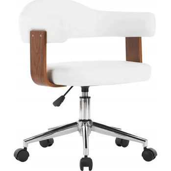 Otočná kancelářská židle VidaXL bílá