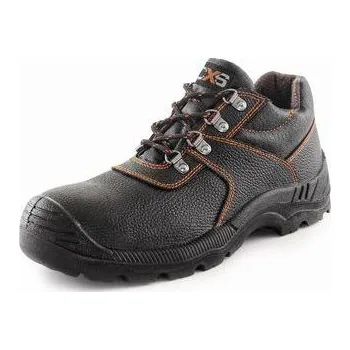 Pracovní obuv Pracovní kožené polobotky STONE s ocelovou špicí a planžetou S3, vel. 44