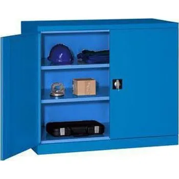 Dílenská skříň na nářadí, 104 x 100 x 43,5 cm, modrá/modrá