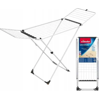 Sušák na prádlo Balkonový sušák na prádlo, zahradní, volně stojící horizontální Vileda 93-93 cm x 129-180 cm