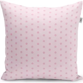 Polštář Sablio Polštář Růžové puntíky - 50x50 cm