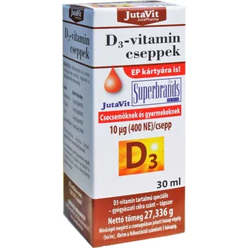 Fitness strava JutaVit Vitamin D3 Drops 400 IU for Babies and Kids 30 ml