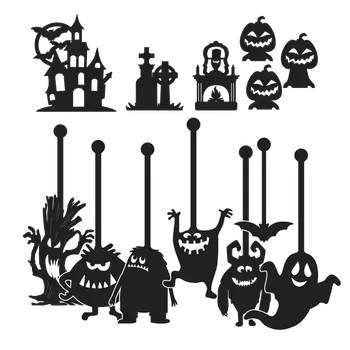 Loutkové divadlo Příšerky - sada loutek do stínového divadla