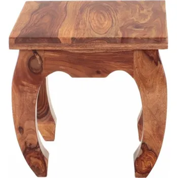 Konferenční stolek Indický nábytek - Odkládací stolek Kali 40x40x40 z indického masivu palisandr Natural