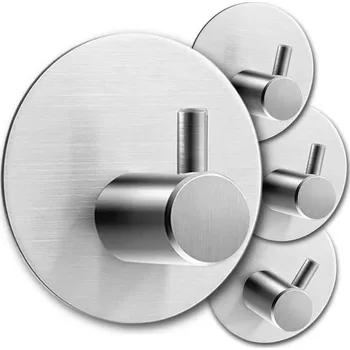 Věšák SAMOLEPICÍ VĚŠÁKY Háčky do Koupelny Koupelnové x4 Bezinvazivní