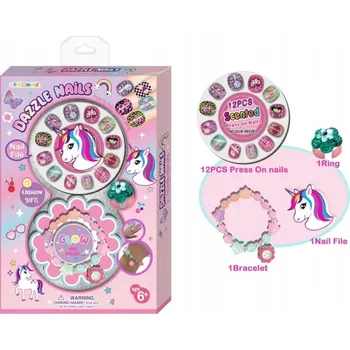 kreativní sada Alltoys Nehtové studio s náramkem