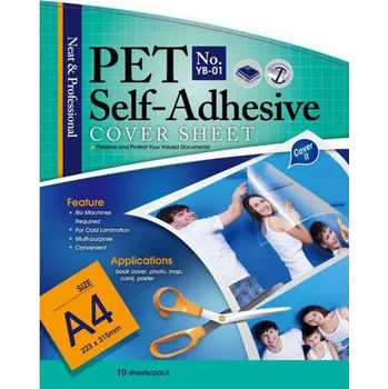 Kancelář Laminovací film A4 pro JEDNOSTRANNOU laminaci za studena