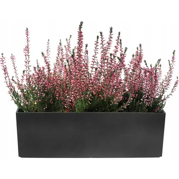 Květináč Multyhome černý plast Květináč 30 cm x 10 x 10 cm