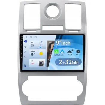 Auto Hi-Fi Autorádio Junsun s multimédii pro Chrysler 300C Aspen 2004-2008, 4G, 2+32GB