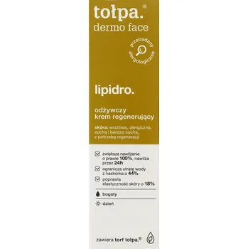 Pleťový krém TOŁPA Dermo Face Lipidro vyživující regenerační denní krém 40 ml