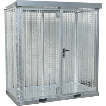 Klec pro skladování tlakových lahví s pevnou podlahou, stěna 19102