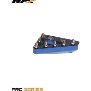 Nářadí na motocykly RFX Pro Náhradní pevná koncovka zadní brzdové páky CNC (modrá) FXRB9010199BU