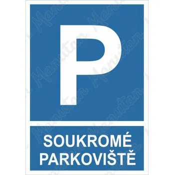 Soukromé parkoviště, plast 148 x 210 x 2 mm A5