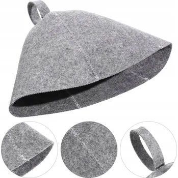 Čepice do sauny: Plstěná, ochranná, zvonkový klobouk sauna univerzální unisex