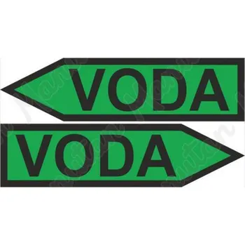 Kancelář Voda, plast 285 x 74 x 0,5 mm vpravo