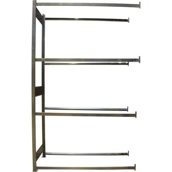 Dílenský regál Regál na pneumatiky, přístavbový, 250 x 150 x 40 cm, 4 patra