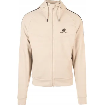 Pánská mikina Harvey béžová Mikina na s kapucí do posilovny, velikost S