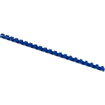 Vázací hřbet Plastový hřbet pro kroužkovou vazbu, modrý, 105 listů