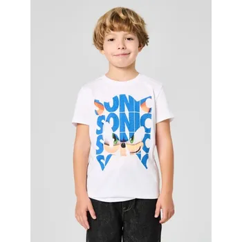 Chlapecké tričko Sinsay - Bavlněná košilka s potiskem Sonic the Hedgehog - bílá - 025FC-00X - 025FC-00X-134