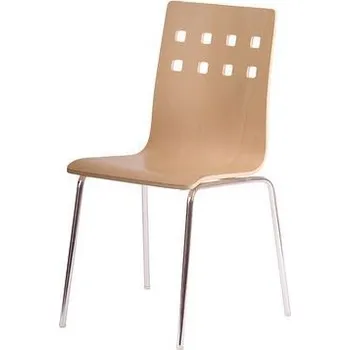 Jídelní židle Dřevěná jídelní židle Nela Chrome, buk