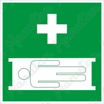 Kancelář Zdravotnická nosítka, plast 150 x 150 x 1,1 mm, fotoluminiscenční