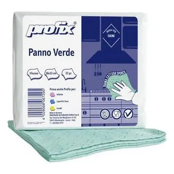 Úklidová utěrka TEMCA Profix 32 x 36 cm skládaná verze, zelená, 32ks
