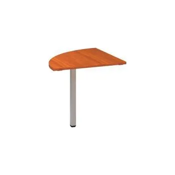 Stolová přístavba Alfa 200, 80 x 80 x 74,2 cm, 1/4 kruh, dezén třešeň, RAL9022