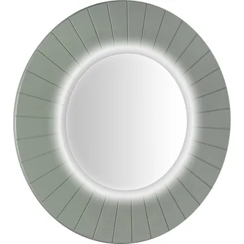 Zrcadlo Sapho LUMIRO STRIP kulaté zrcadlo s LED osvětlením v rámu ø 90cm, verde LR950-4444S