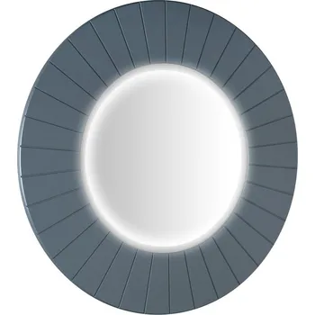 Zrcadlo Sapho LUMIRO STRIP kulaté zrcadlo s LED osvětlením v rámu ø 90cm, siena LR950-4242S