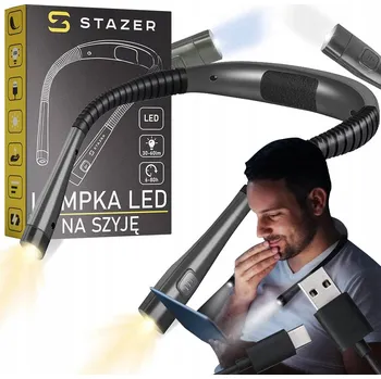 Lampička MULTIFUNKČNÍ LED LAMPIČKA NA ČTENÍ KNIH, 3 BARVY, AKUMULÁTOR, FLEXIBILNÍ