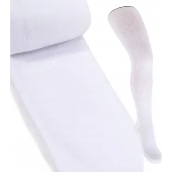 Dětské punčocháče YOCLUB bílé bavlna velikost 86