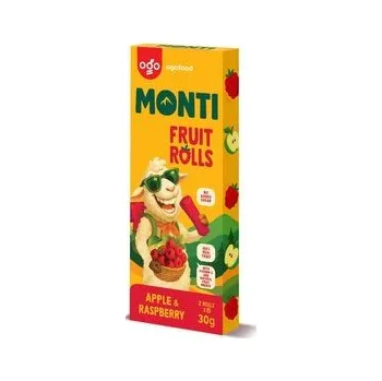 MONTI ovocná trubička jablko & malina váha 24x30g