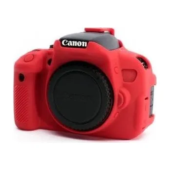 Ochrana fotoaparátu a videokamery EASYCOVER silikonové pouzdro pro Canon EOS 650D/700D červené