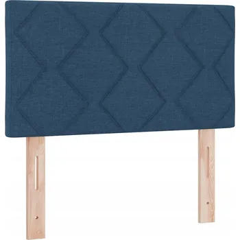 Čelo s designem diamantových bloků, modré, 80 cm, látka