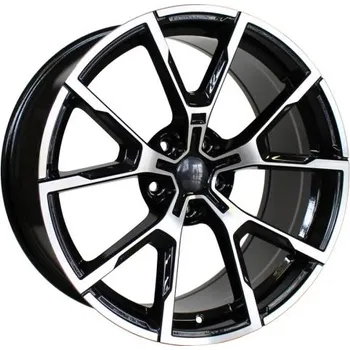 Disk Alu kola Racing Line B5601, 20x8.5 5x112 ET25, černá + leštění (zátěžová)