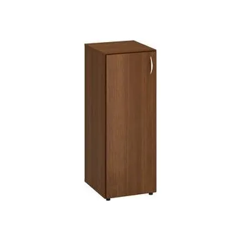 Nábytek Střední úzká skříň Alfa 500, 106,3 x 40 x 47 cm, s dvířky - levé provedení, dezén ořech