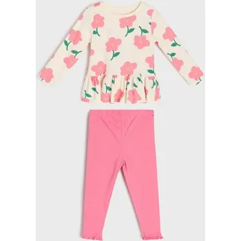 Dupačky Sinsay - Souprava halenky a kalhot - krémová - 906ET-01X - 906ET-01X-80