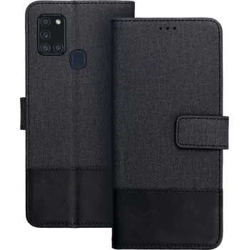 Pouzdro na mobilní telefon Knížkové pouzro Gomma Book Case pro Samsung Galaxy A21S černé
