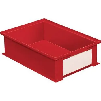 Úložný box Barevná plastová přepravka PS (16,2 l), červená