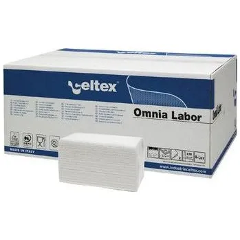 Papírový ručník Papírové ručníky skládané Celtex Omnia Labor bílé 2vrstvy, 2400ks