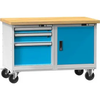Mobilní dílenský stůl, 81 x 120 x 70 cm