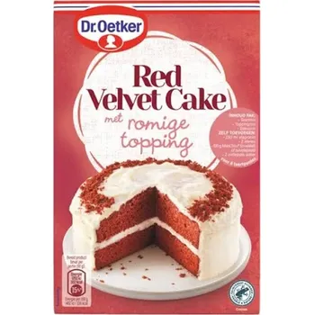 Dr.Oetker Dr. Oetker Red Velvet Cake – směs na ikonický Red Velvet dort (540 g)