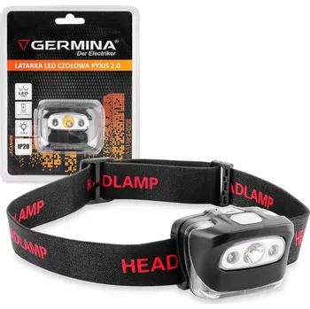 Čelovka LED čelovka na baterie, 150 lm, Pyxis 2.0, GERMINA