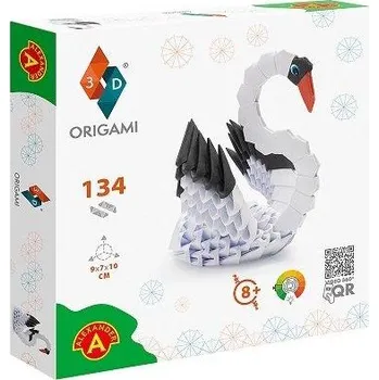 kreativní sada Výtvarná hračka Alexander Creative Origami 3D Swan 2831 Labuť